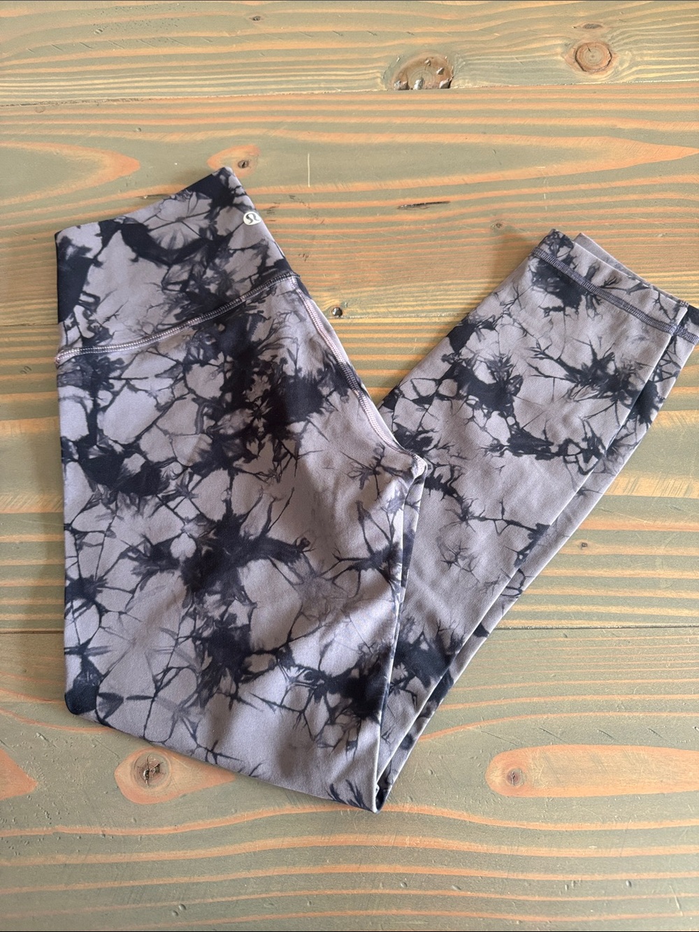 Lululemon Tie-Dye Lavender Leggings